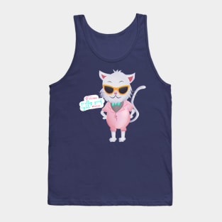 Feline Pretty Good Right Meow Tank Top